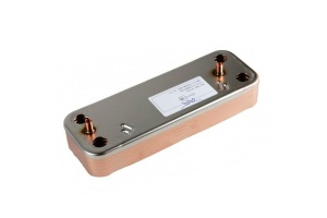 Теплообменник ГВС HR 12 пластин 207 х 166 (BAXI ECO3, Eco four, Fourtech после 2014)