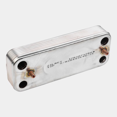 Теплообменник ГВС Zilmet 2071200 - 12 пластин 207 x 156 (для ECO3, Eco four, Fourtech, 4s)
