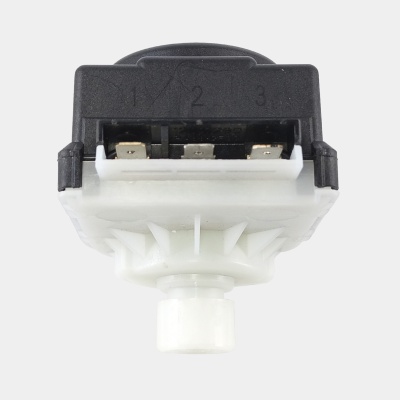 Мотор трехходового клапана ELBI 220v 7.5mm широкий белый (для Ariston)